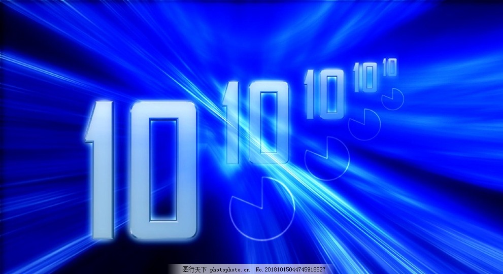 AE倒计时背景模版素材