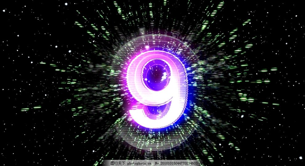 AE倒计时背景模版素材