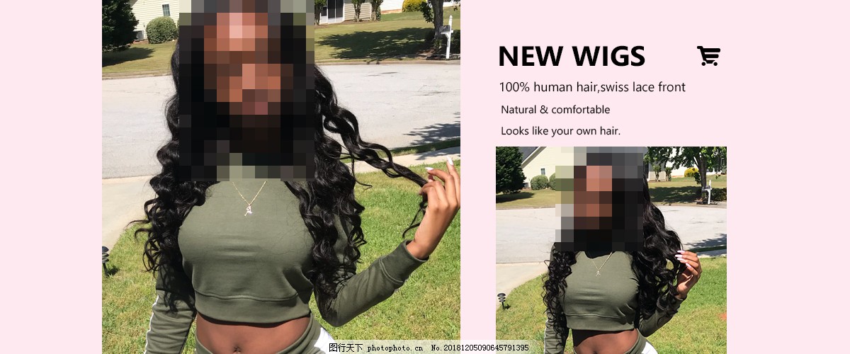 粉色底色英语带美女多角度英语分栏海报图片