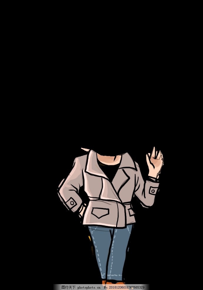 商务卡通人物像图片 动漫人物 动漫卡通 图行天下素材网