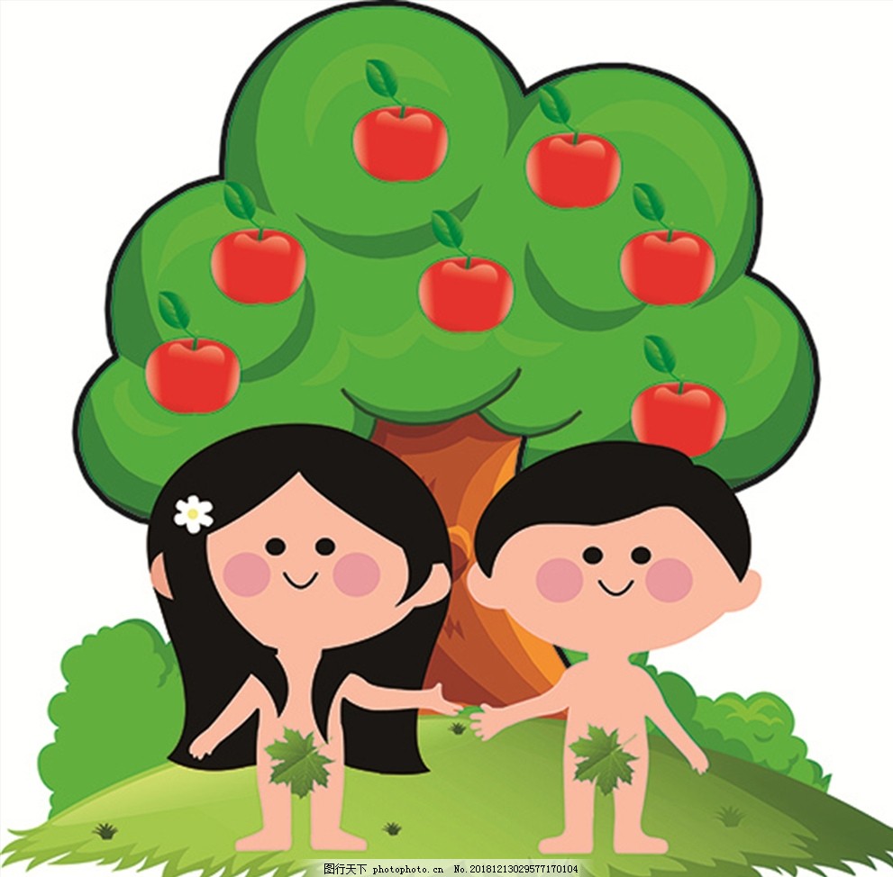亚当夏娃图片_其他_其他-图行天下素材网